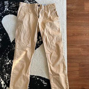 Tan Tommy Hilfiger Slim Fit Chinos
